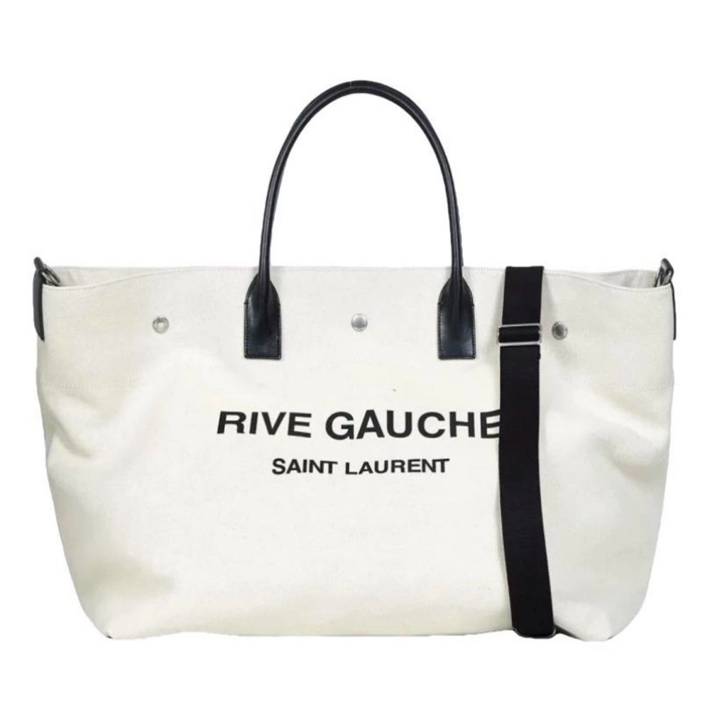 NWT Saint Laurent maxi Rive Gauche tote bag